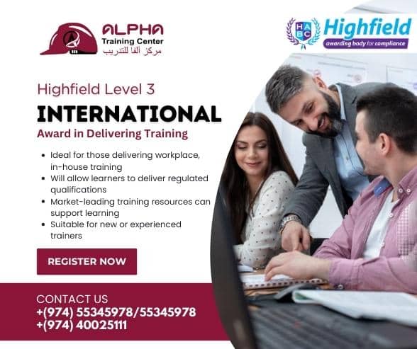 HABC Course - Highfield Level 3 International Award in Delivering Training