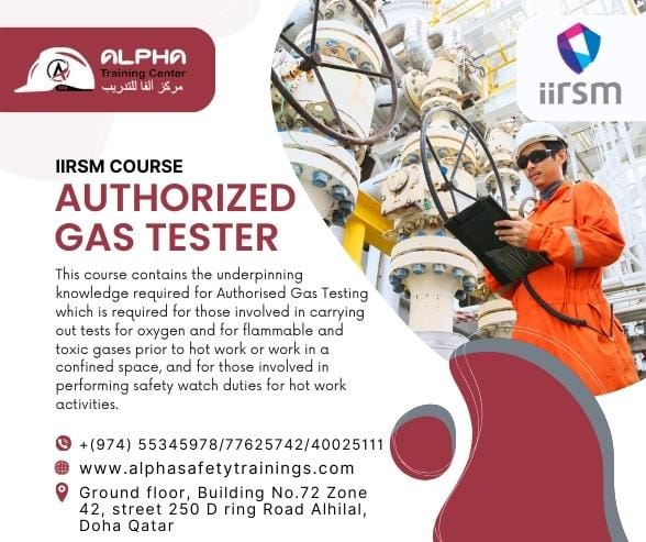IIRSM Course - AGT – Authorized Gas Tester
