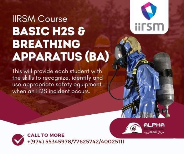 IIRSM Courses - Basic H2s & Breathing Apparatus (BA)